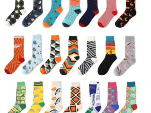 1Pair Men Women Cotton Socks Casual Colorful Socks Crew Street Socks Unisex Socks