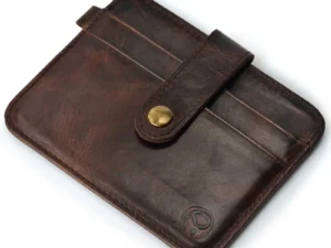 Men Genuine Leather Slim Wallet Male Small Purse Mini Money Bag Walet Thin Portomonee carteras Man's Wallet Card Holder