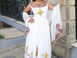 ERITREAN/ETHIOPIAN HABESHA DRESS